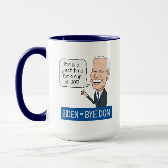 Funny Joe Biden Cup of Joe Tasse (Links)