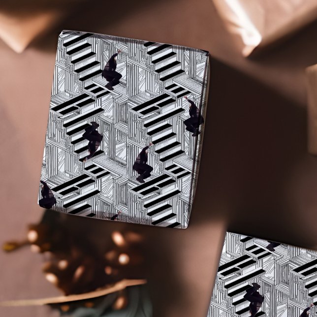 Funny Joe Biden fällt unendlich hoch Geschenkpapier (Von Creator hochgeladen)