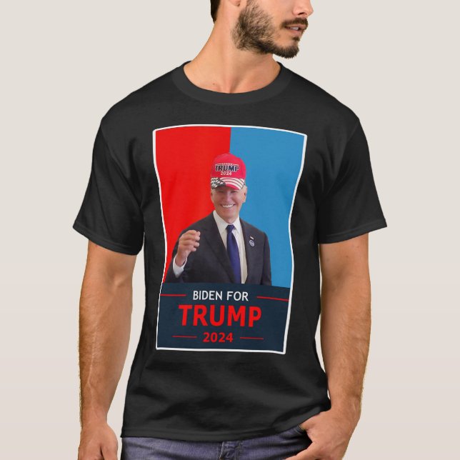 Funny Joe Biden für Trump 2024 Wahlen tragen eine  T-Shirt (Vorderseite)
