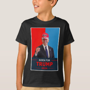 Funny Joe Biden für Trump 2024 Wahlen tragen eine T-Shirt