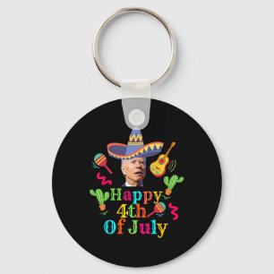 Funny Joe Biden Happy 4. Juli Überraschung Cinco D Schlüsselanhänger