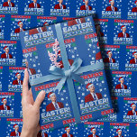 Funny Joe Biden Happy Oaster Christmas Blue Geschenkpapier<br><div class="desc">Funny Joe Biden Happy Osterweihnachtsblauer Umschlag Papier Anti-Biden-Mem ist ein perfektes Geschenk für Republikaner, Anti-Demokraten, Anti-Liberale, die politische Satire und Spaß Liebe. Joe Biden Merry Patricks Ostern Weihnachten 4. Juli.</div>