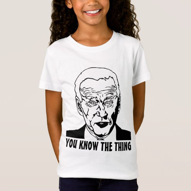 FUNNY JOE BIDEN KIDS T-SHIRTS (Devant)