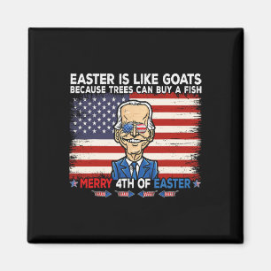 Funny Joe Biden Merry 4. Osterdesign 4. Magnet