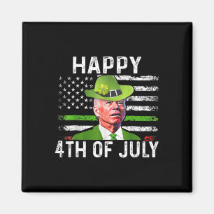 Funny Joe Biden St Patricks Day Happy 4. Juli Magnet