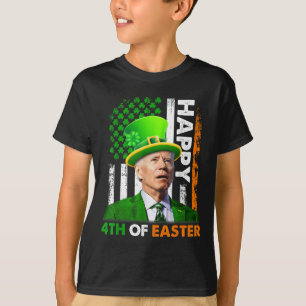 Funny Joe Biden St Patricks Day Happy 4. Juli T-Shirt