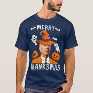 Funny Joe Biden verwirrte fröhliche Thanksmas für T-Shirt