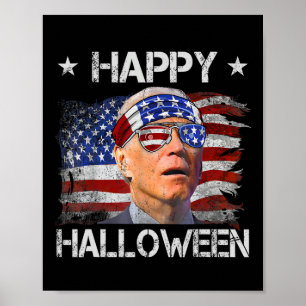 Funny Joe Biden Vierten 4. Juli Glücklichen Hallow Poster