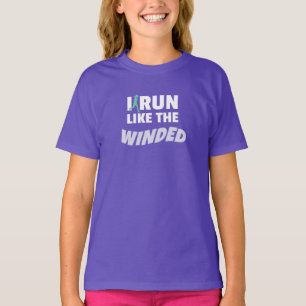 Funny Jogger Runner Lauf ich wie der Wind läuft T-Shirt