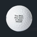 Funny Joke Golfer Golfball<br><div class="desc">Funny Joke Golfer Golf Balls</div>
