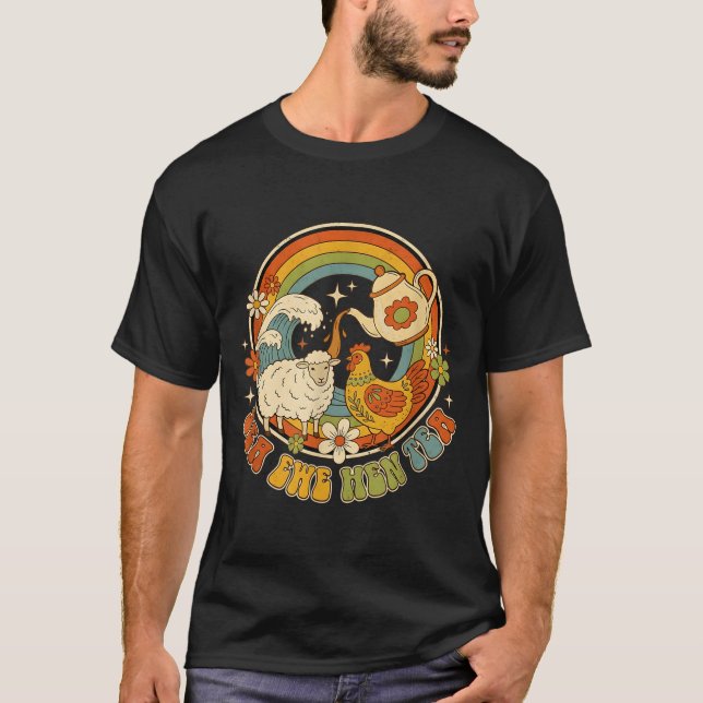 Funny Joke Quote Saying Humor Sea Ewe Hen Tea Men  T-Shirt (Vorderseite)