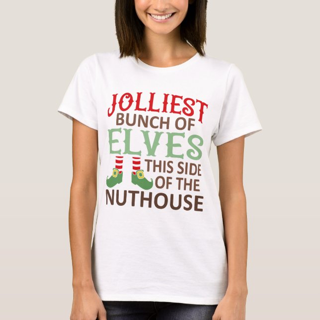 Funny Jolf Weihnachten Familienhotel Sprichwort T-Shirt (Vorderseite)