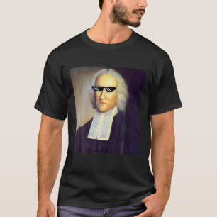Funny Jonathan Edwards Theology Sunglasses Meme T-Shirt