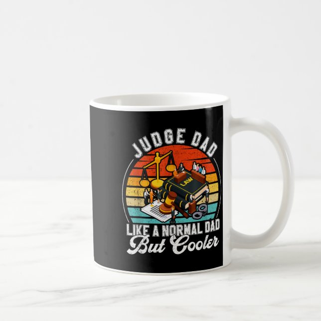 Funny Judge Gift Judge Dad Judge Top Judge Gift  Kaffeetasse (Rechts)