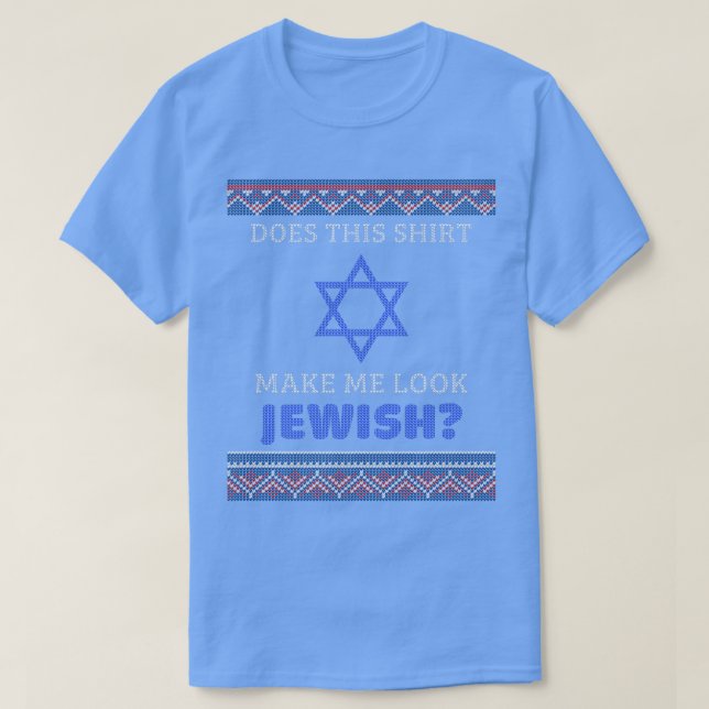 Funny jüdischer Star von David Hanukkah Geschenk U T-Shirt (Design vorne)