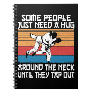 Funny Judo Jiu Jitsu Spaß für Kampfkunst Notizblock