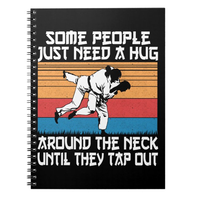 Funny Judo Jiu Jitsu Spaß für Kampfkunst Notizblock (Vorderseite)