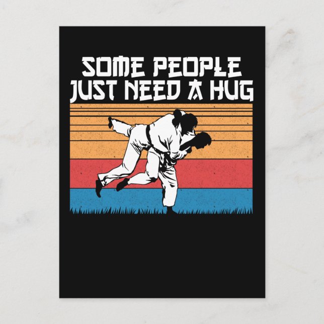 Funny Judo Joke Jiu Jitsu Martial Arts Humor Postkarte (Vorderseite)