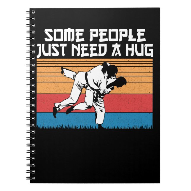 Funny Judo Joke Jiu Jitsu Spaß für Kampfkunst Notizblock (Vorderseite)