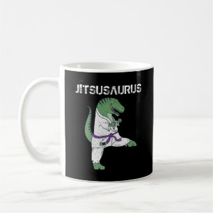 Funny Jujitsu, T-Rex Jiu Jitsu Black Belt Geschenk Kaffeetasse