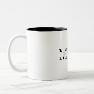 Funny Junge Mutter Gift Moderne Typografie Mütter  Zweifarbige Tasse