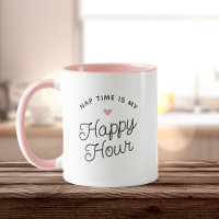 Funny Junge Mutter Nickerchen Zeit Happy Hour Müde