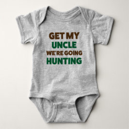Funny Junting Jersey Bodysuit for Baby by Uncle Baby Strampler
