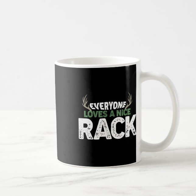 Funny Junting Nice Rack Antlers Deer Hunter Spaß Kaffeetasse (Rechts)