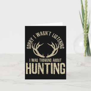 Funny Junting Quote Sprichwort Deer Venison Elk Hu Karte