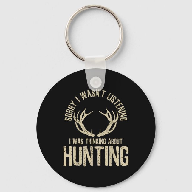 Funny Junting Quote Sprichwort Deer Venison Elk Hu Schlüsselanhänger (Vorderseite)