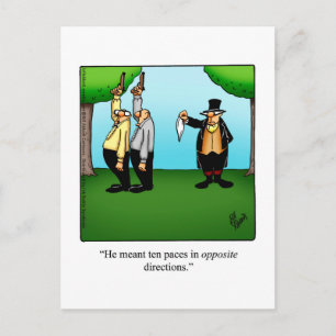 Funny just for lacht Spaß Postcard Postkarte