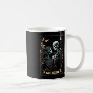 Funny Just Married Husband Ehefrau Skeleton Bachel Kaffeetasse