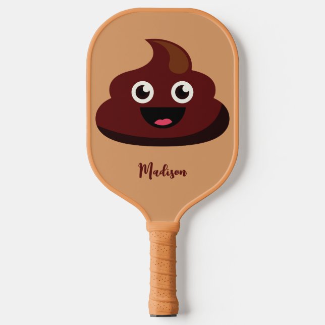 Funny Kack individuelle Name Pickleball Schläger (Vorderseite)