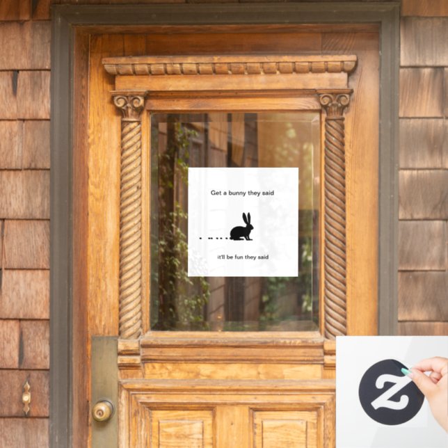 Funny Kack Window Decal Fensteraufkleber (Haustür)