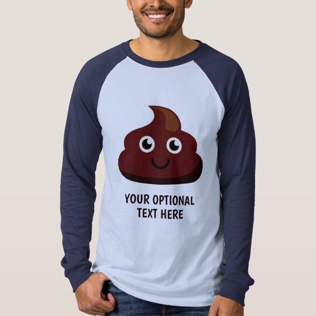 Funny KACKTE benutzerdefinierte Text-Shirts & Jack T-Shirt (Vorderseite)