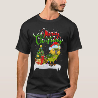 Funny Kakapo Bird Lover Xmas Licht Kakapo Chris T-Shirt