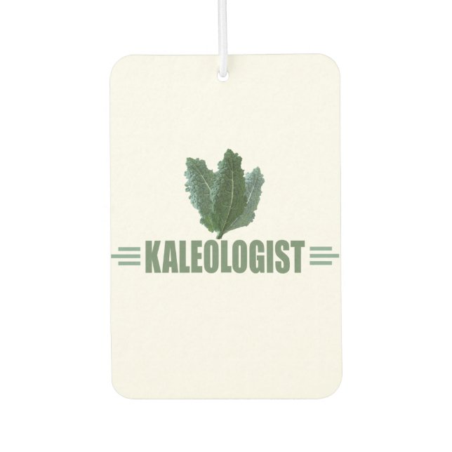 Funny Kale Lover's Autolufterfrischer (Vorderseite)