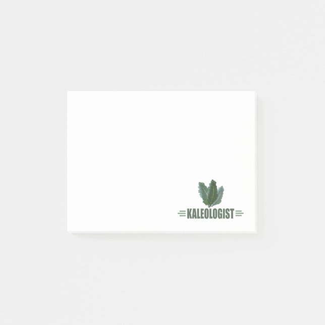 Funny Kale Post-it Klebezettel (Vorderseite)