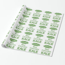 Funny Kale Sprichwort Wrapping Paper