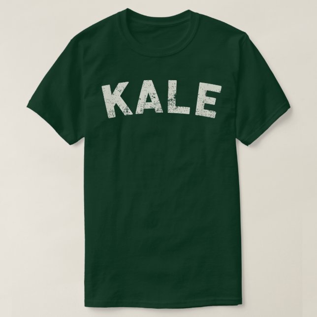 Funny Kale Vegan & Vegetarian T-Shirt (Design devant)