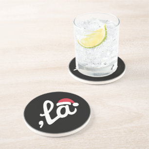 Funny Kamala Harris 2024 Comma La Christmas Getränkeuntersetzer