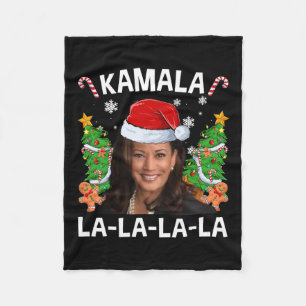 Funny Kamala Harris 2024 Weihnachts Comma La Men W Fleecedecke