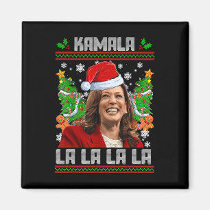 Funny Kamala Harris 2024 Weihnachts Comma La Men W Magnet