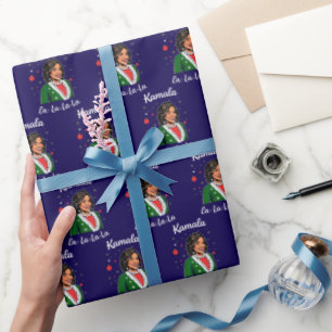 Funny Kamala Harris 2024 Weihnachts Weihnachts Wei Geschenkpapier
