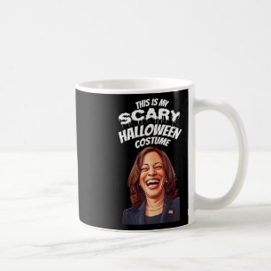 Funny Kamala Harris Beängstigend Halloween Gag Prä Kaffeetasse