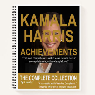 Funny Kamala Harris Politischer Humor, Gag Geschen Notizbuch