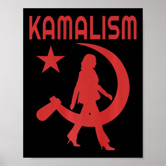 Funny Kamalism Pun Poster (Vorne)