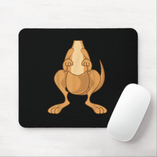 Funny Kangaroo Kostüm Funny Halloween Easy DIY Mousepad