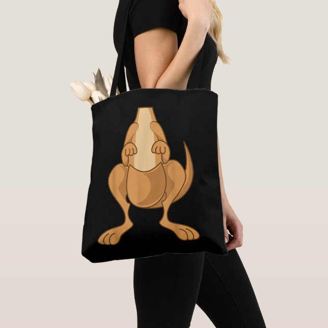 Funny Kangaroo Kostüm Funny Halloween Easy DIY Tasche (Von Nahem)
