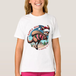 Funny Kangaroo wünscht Ihnen frohe Weihnachten Nie T-Shirt